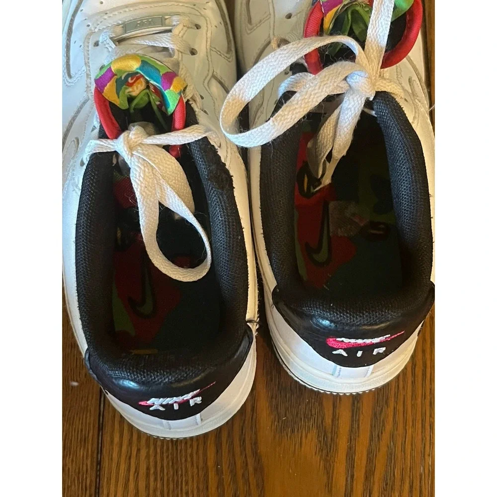 NikeAir Force 1 '07 LV8 3 Peace Love Swoosh White Size 4Y/5.5 Women's DM8154-100